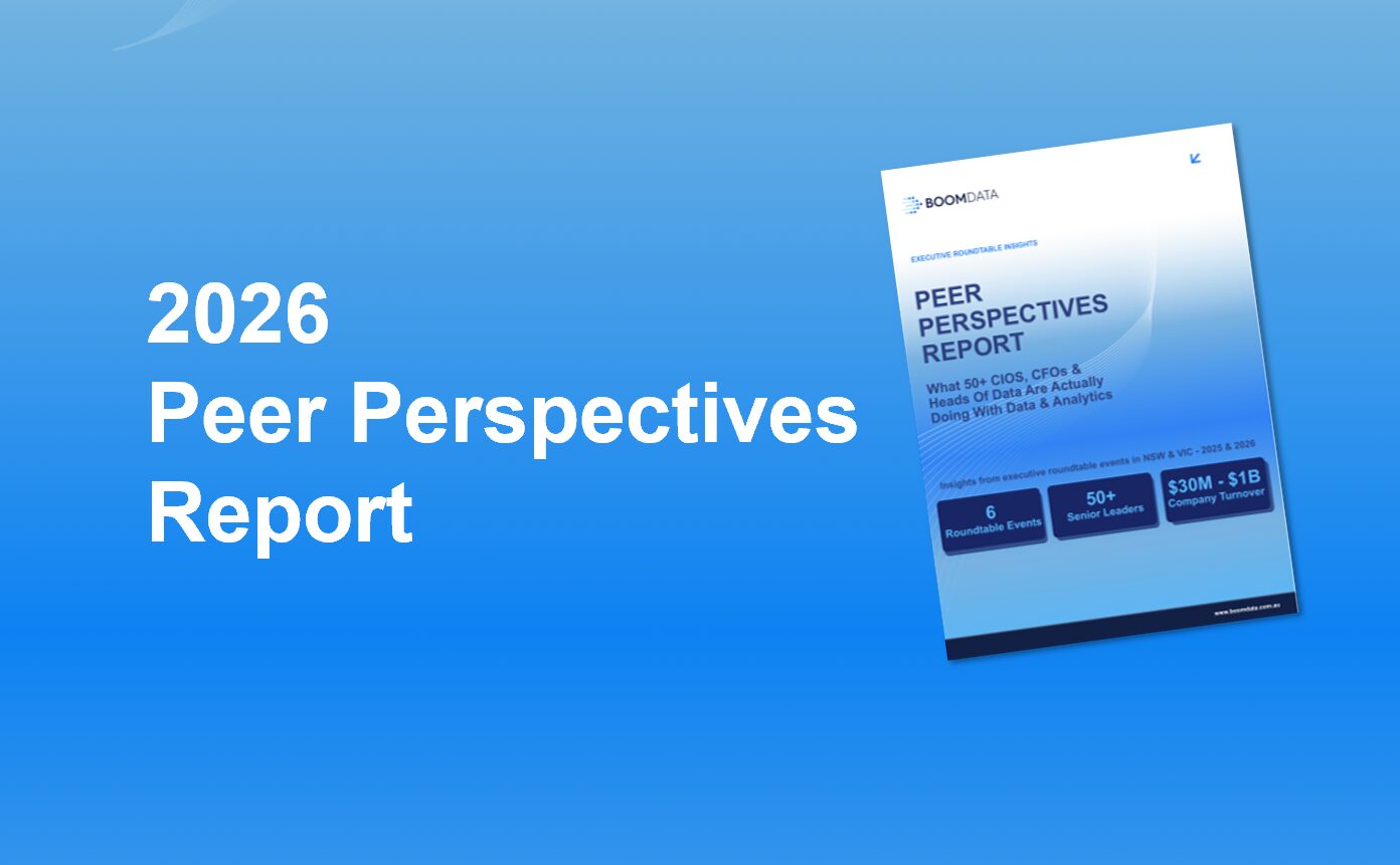 BoomData 2026 Peer Perspectives Report